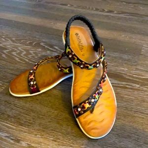 Patrizia Black Multi Sandals